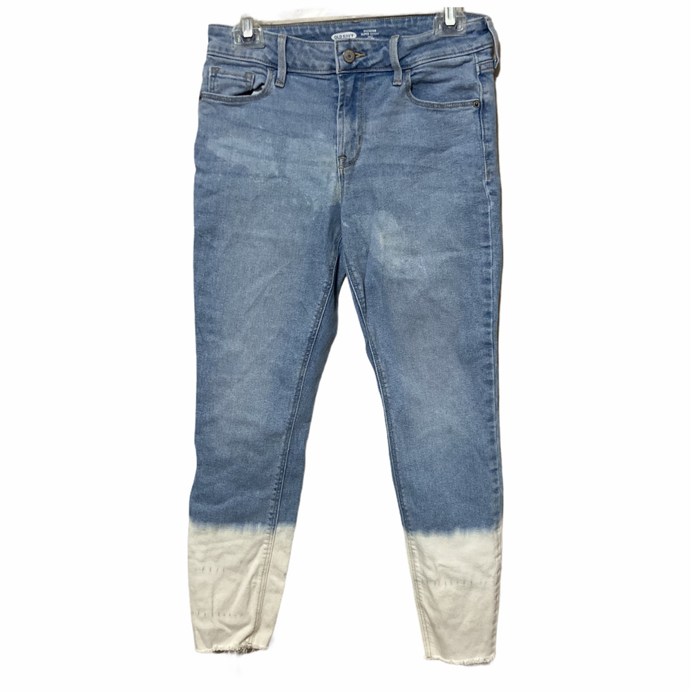 Old Navy Bleach Rockstar Super Skinny Ankle Jeans